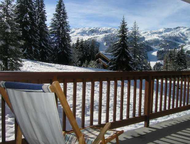 Location au ski Appartement 3 pièces 6 personnes (7) - Résidence le Chantemerle - Méribel - Terrasse