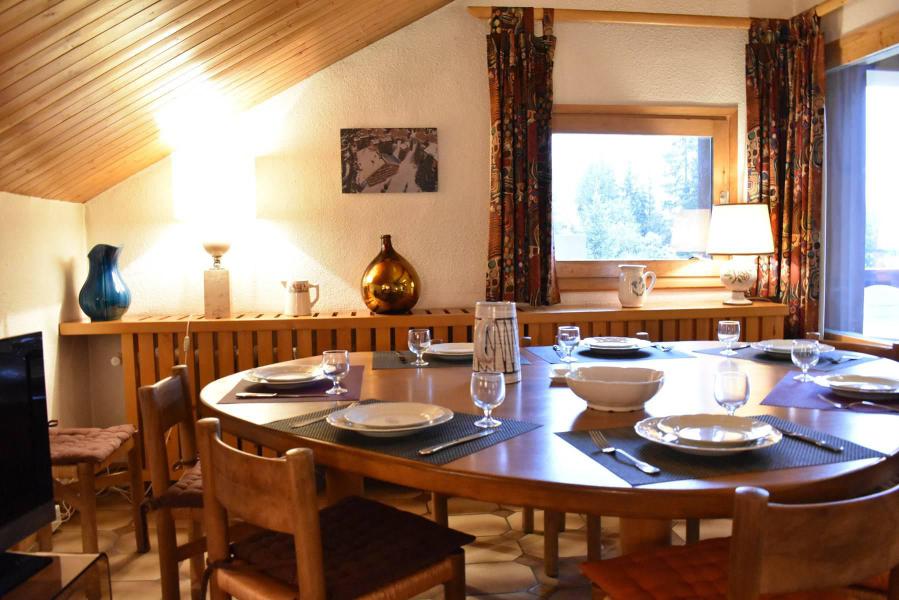 Location au ski Appartement duplex 4 pièces 7-9 personnes (21) - Résidence le Chantemerle - Méribel - Séjour