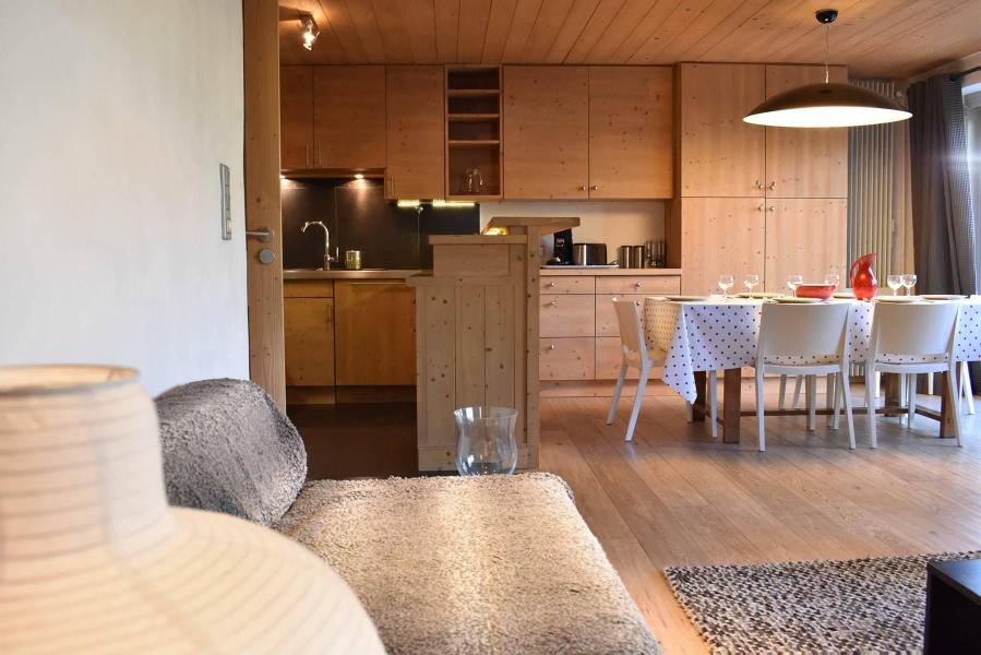 Skiverleih 4-Zimmer-Appartment für 6 Personen (1) - Résidence le Chasseforêt - Méribel - Wohnzimmer