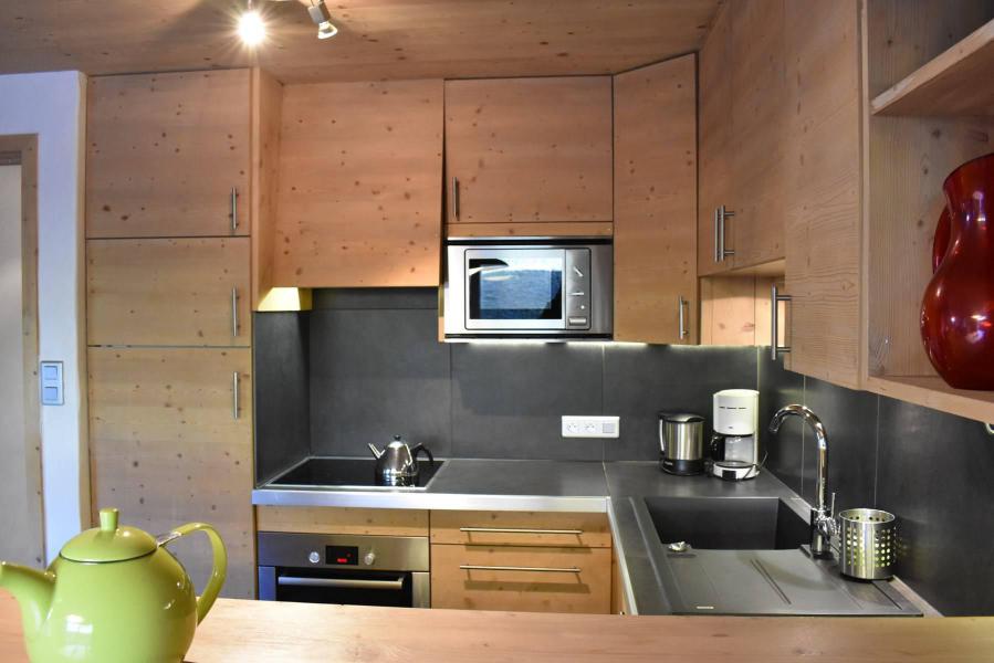 Ski verhuur Appartement 4 kamers 6 personen (1) - Résidence le Chasseforêt - Méribel - Keukenblok