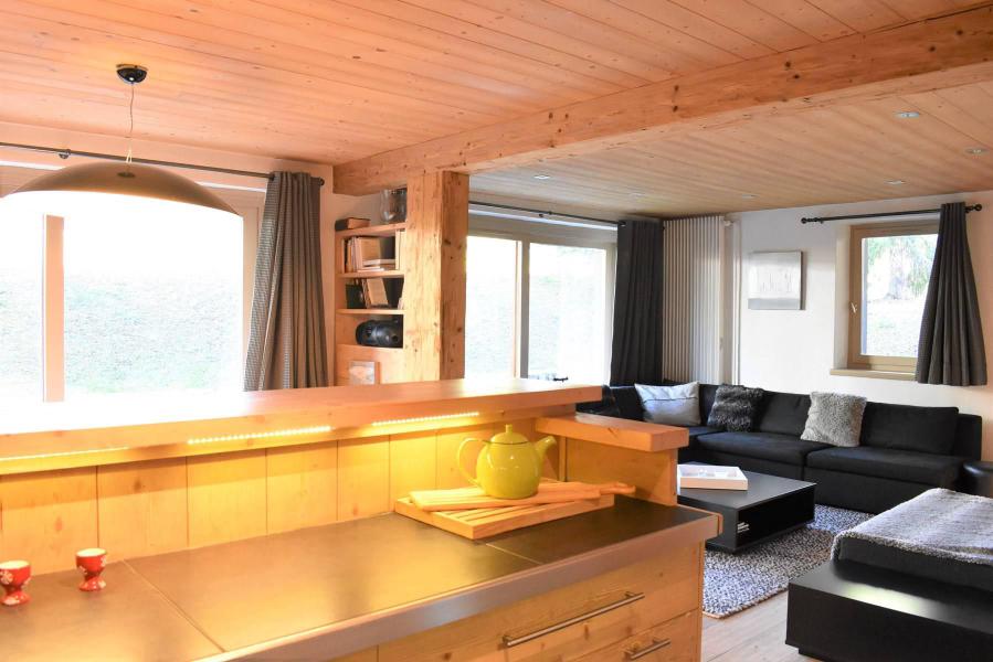 Ski verhuur Appartement 4 kamers 6 personen (1) - Résidence le Chasseforêt - Méribel - Woonkamer