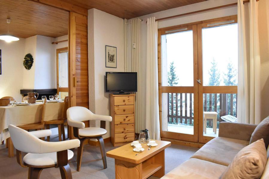 Ski verhuur Appartement 2 kamers 6 personen (I16) - Résidence le Cirsé - Méribel - Woonkamer