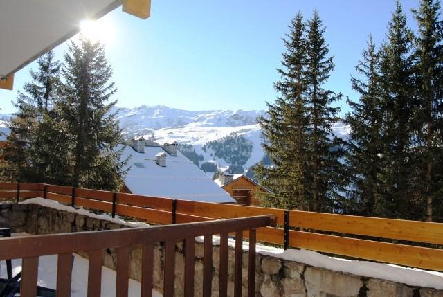 Location au ski Studio coin montagne 4 personnes - Résidence le Cirsé - Méribel - Terrasse