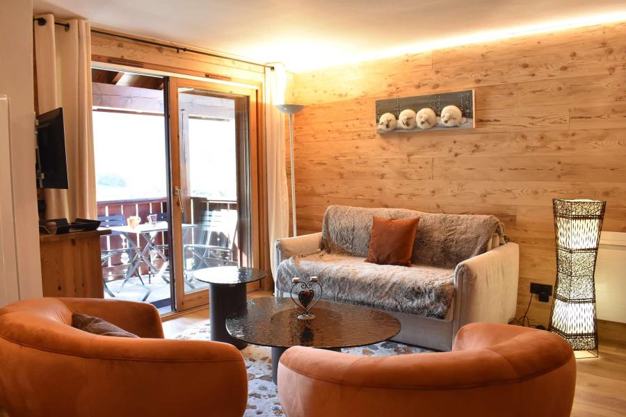 Ski verhuur Appartement duplex 4 kamers 6 personen (D13) - Résidence le Diapason - Méribel - Woonkamer