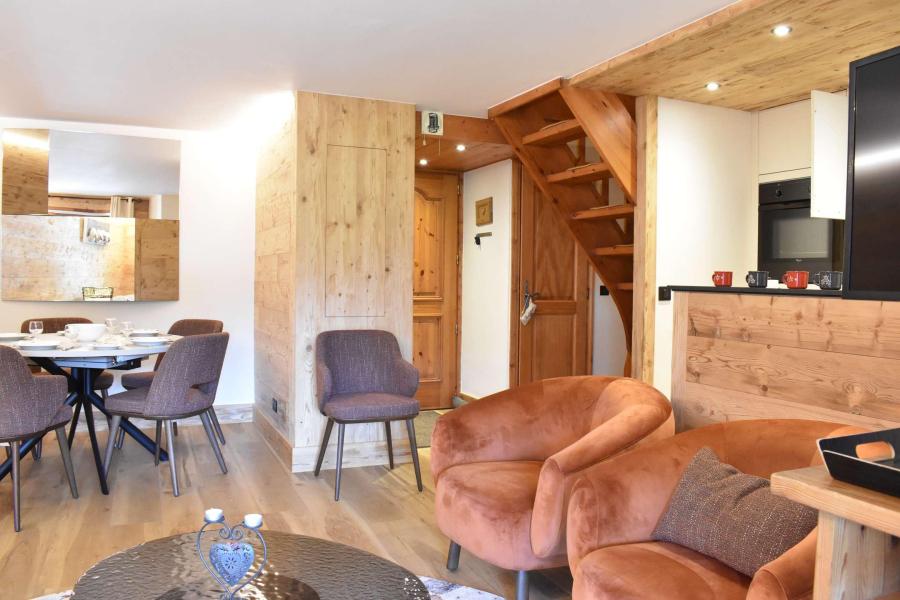 Ski verhuur Appartement duplex 4 kamers 6 personen (D13) - Résidence le Diapason - Méribel - Woonkamer