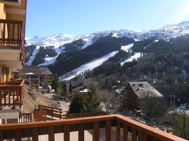 Rent in ski resort 3 room duplex apartment 6 people (031) - Résidence le Genèvrier - Méribel - Balcony