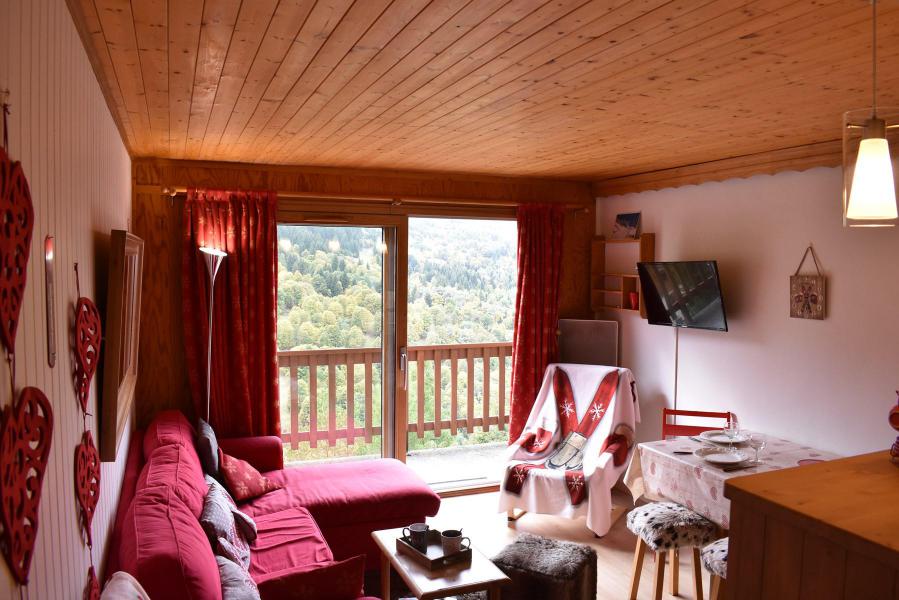 Ski verhuur Appartement duplex 3 kamers 6 personen (031) - Résidence le Genèvrier - Méribel - Woonkamer