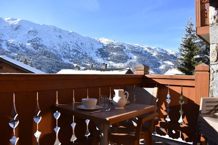 Ski verhuur Appartement duplex 4 kamers 4-6 personen (A1) - Résidence le Pas du Lac - Méribel - Balkon