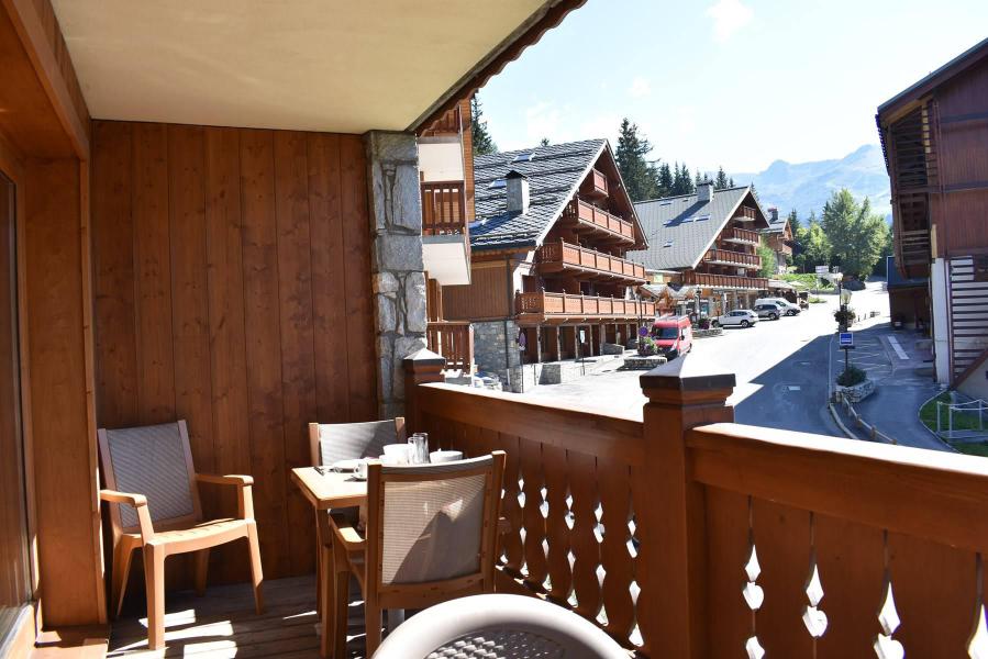 Ski verhuur Appartement duplex 4 kamers 4-6 personen (A1) - Résidence le Pas du Lac - Méribel - Balkon