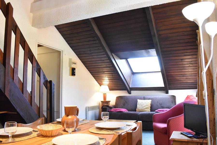 Ski verhuur Studio mezzanine 4 personen (A21) - Résidence le Pétaru - Méribel - Woonkamer