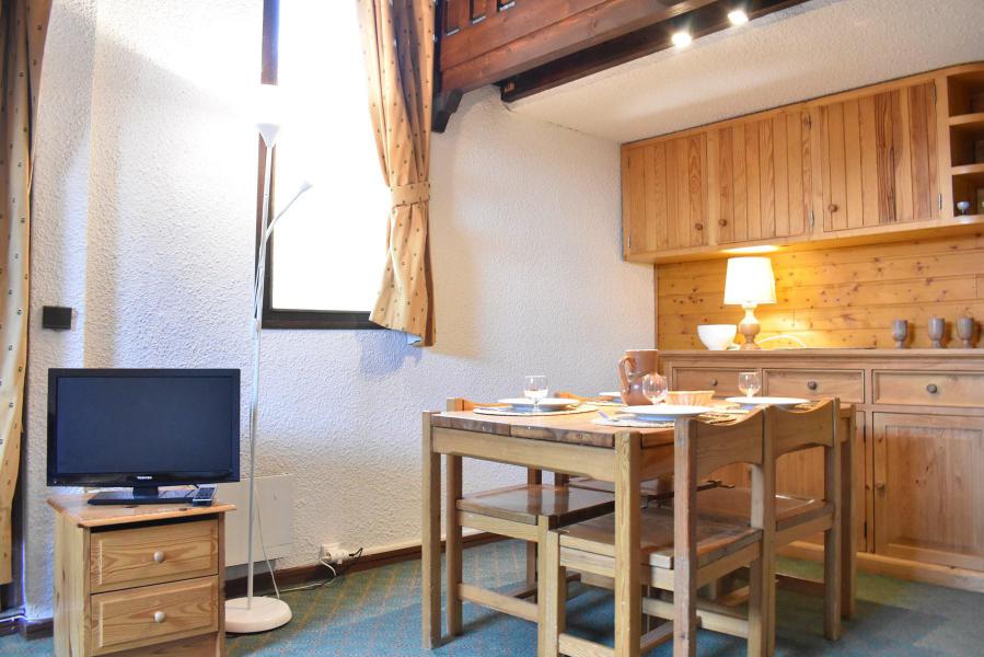 Ski verhuur Studio mezzanine 4 personen (A21) - Résidence le Pétaru - Méribel - Woonkamer