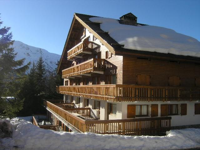 Location au ski Appartement 3 pièces 6 personnes (17) - Résidence le Plein Sud - Méribel - Extérieur hiver