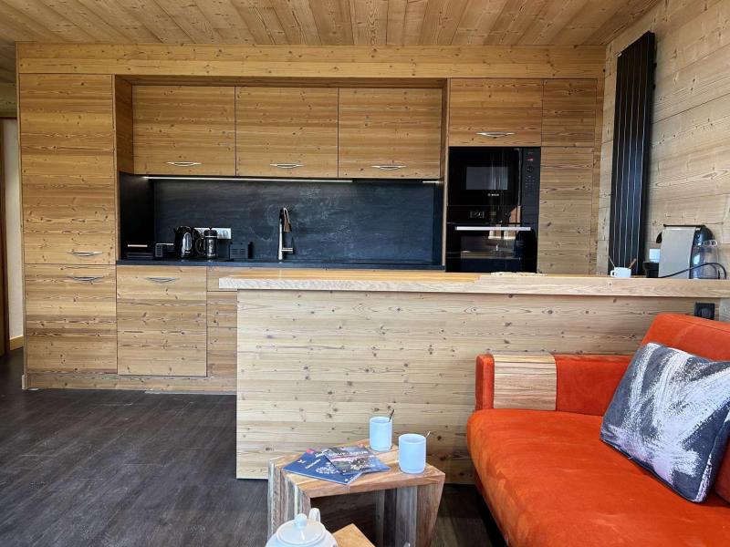 Skiverleih 4-Zimmer-Holzhütte für 8 Personen (10) - Résidence le Surf - Méribel - Wohnzimmer