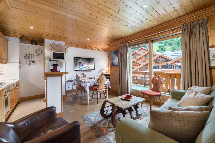 Rent in ski resort 3 room apartment 4 people (5) - Résidence le Tremplin - Méribel - Living room