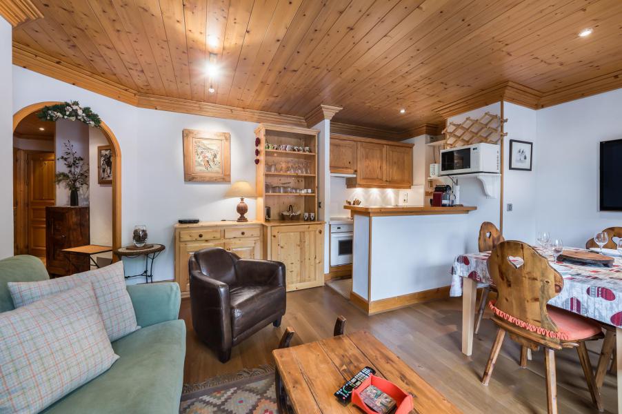 Rent in ski resort 3 room apartment 4 people (5) - Résidence le Tremplin - Méribel - Living room