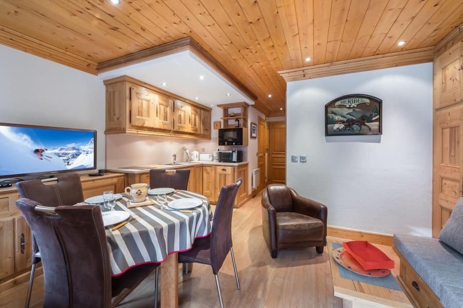 Rent in ski resort Studio cabin 4 people (1) - Résidence le Tremplin - Méribel - Living room