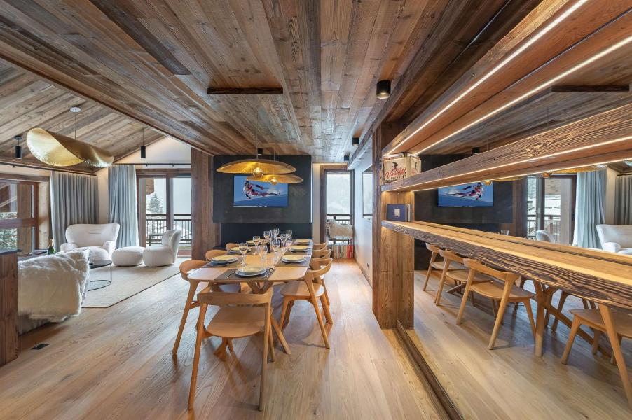 Rent in ski resort 4 room apartment cabin 8 people (402) - Résidence le Yana - Méribel - Living room