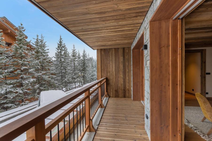 Skiverleih 4-Zimmer-Holzhütte für 6 Personen (102) - Résidence le Yana - Méribel - Draußen im Winter