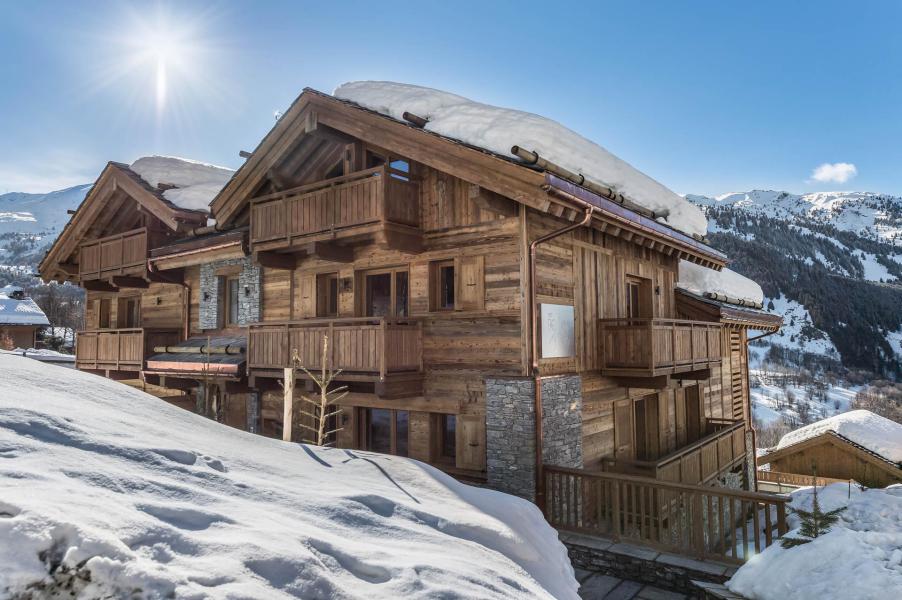 Rent in ski resort 7 room duplex apartment 14 people (1) - Résidence les Belles Alpes - Méribel - Winter outside