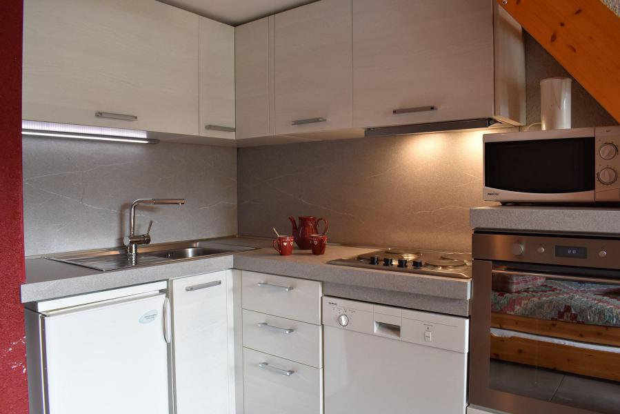 Alquiler al esquí Estudio mezzanine para 5 personas (32) - Résidence les Brimbelles - Méribel - Kitchenette