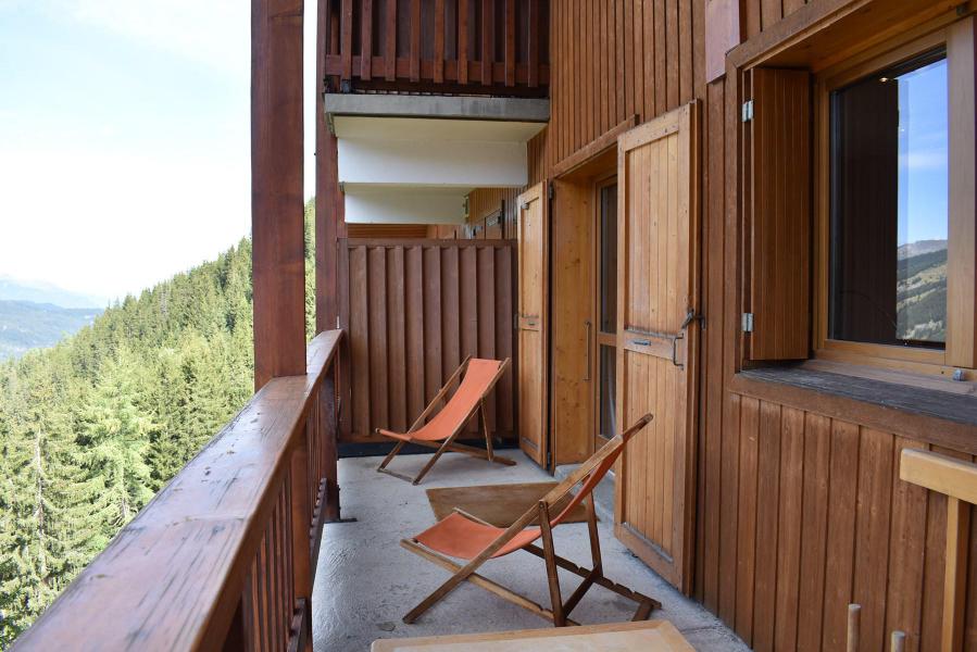 Ski verhuur Appartement 6 kamers 10 personen (30) - Résidence les Chandonnelles II - Méribel - Terras