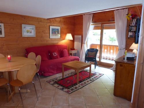 Rent in ski resort 3 room duplex apartment 6 people (18) - Résidence les Fermes de Méribel Bat G - Méribel - Living room
