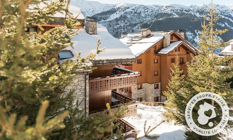 Ski verhuur Résidence les Fermes de Méribel - MH - Méribel - Buiten winter