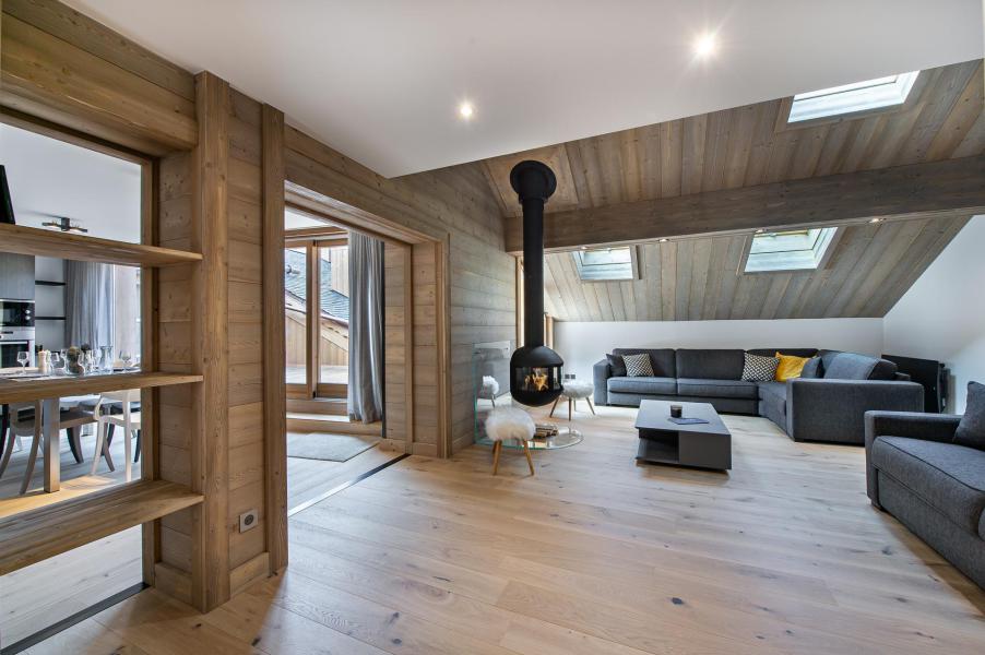 Rent in ski resort 5 room apartment 8 people (12) - Résidence les Glaciers - Méribel - Living room
