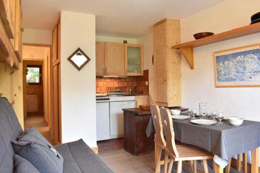 Ski verhuur Appartement 2 kamers 4 personen (A16) - Résidence les Merisiers - Méribel - Woonkamer