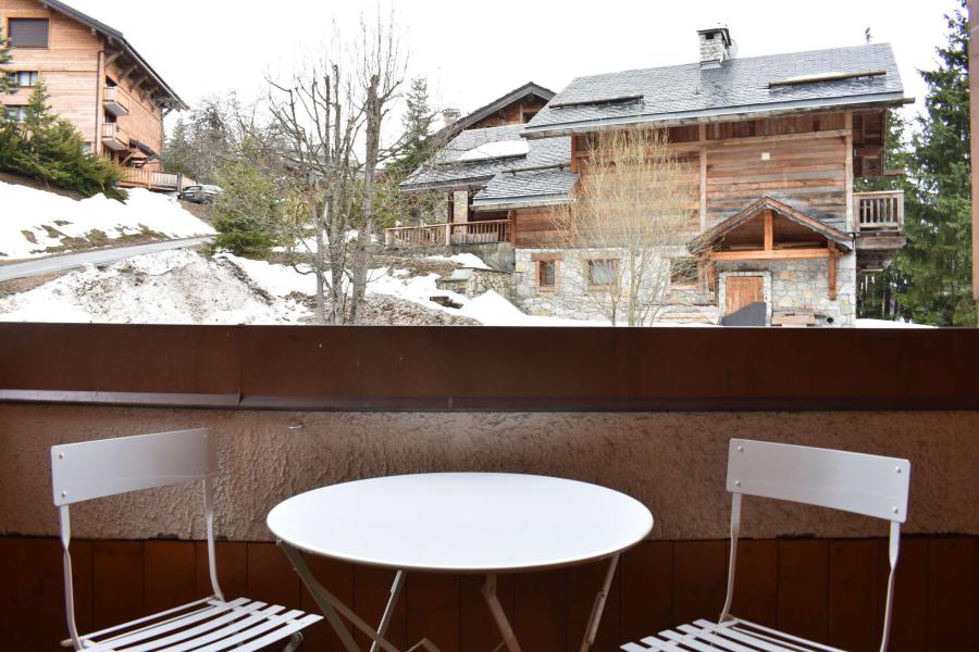Rent in ski resort Studio 2 people (0B4) - Résidence les Sapineaux - Méribel - Balcony