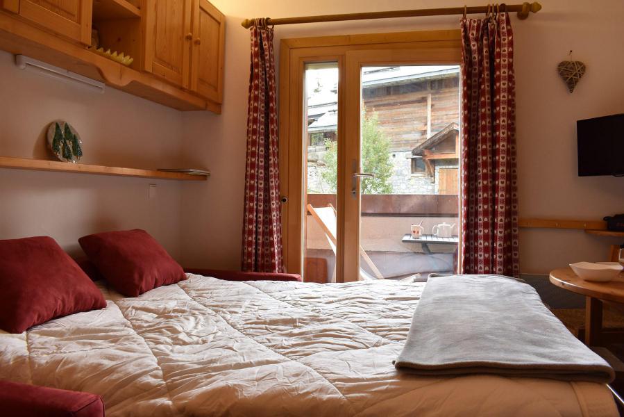 Rent in ski resort Studio 3 people (B2) - Résidence les Sapineaux - Méribel - Bedroom