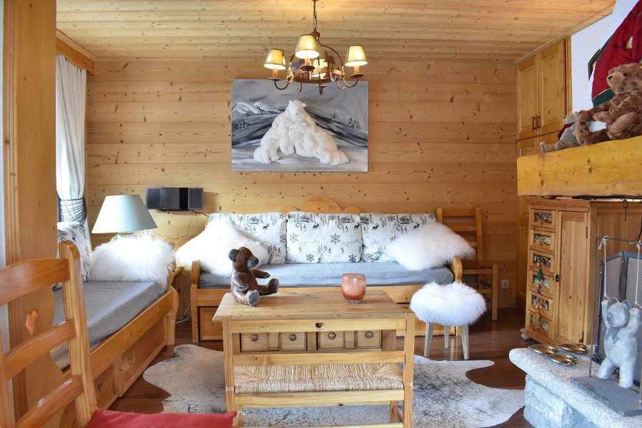 Ski verhuur Appartement 3 kamers 7 personen (16) - Résidence les Silènes - Méribel - Woonkamer