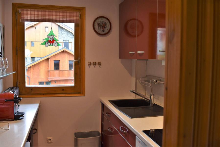 Location au ski Appartement 3 pièces 7 personnes (16) - Résidence les Silènes - Méribel - Kitchenette