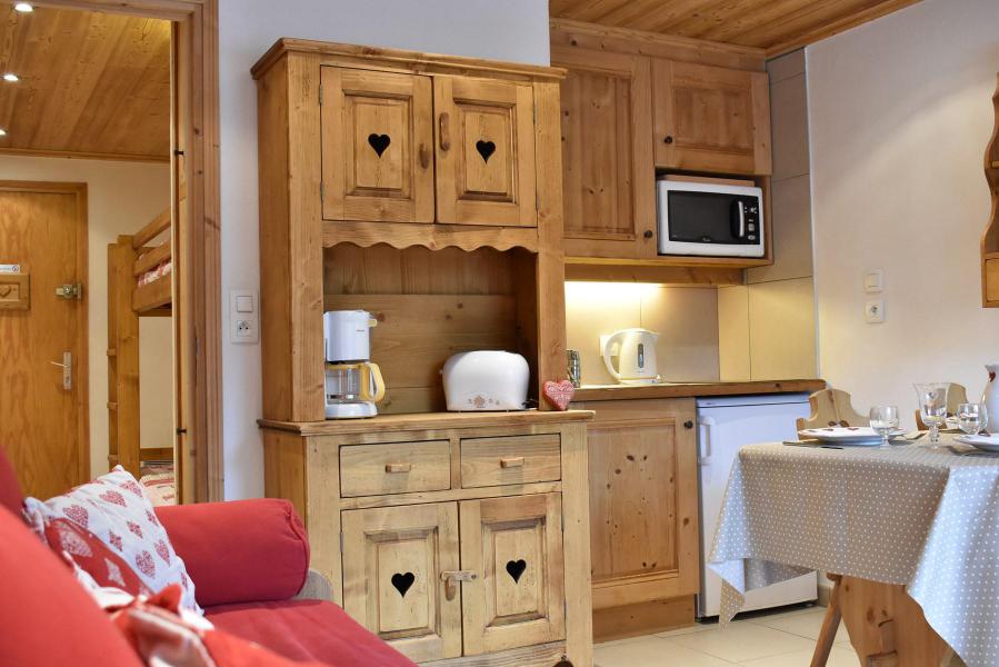 Аренда на лыжном курорте Квартира студия со спальней для 4 чел. (002) - Résidence les Silènes - Méribel - Небольш&