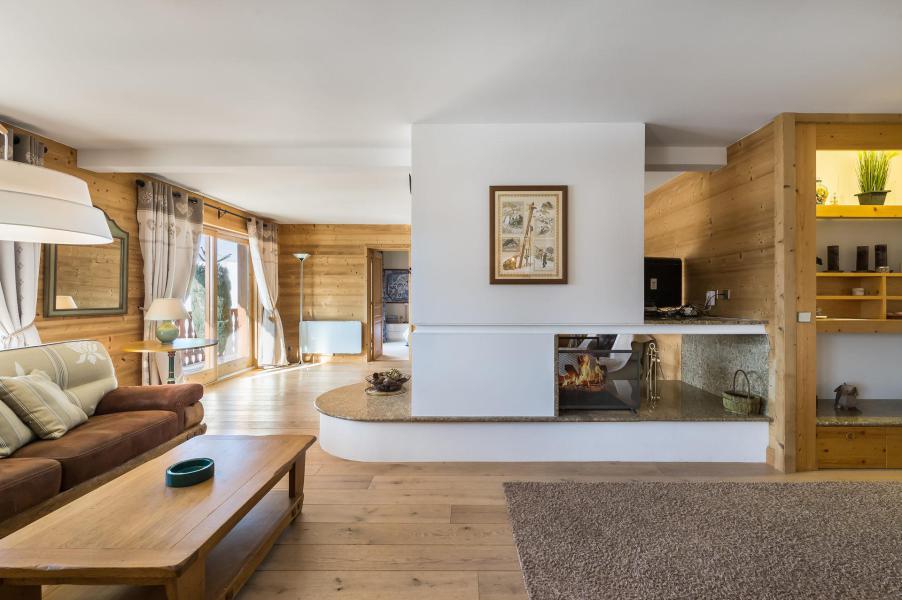 Rent in ski resort 6 room duplex apartment 12 people (11) - Résidence Myosotis - Méribel - Living room