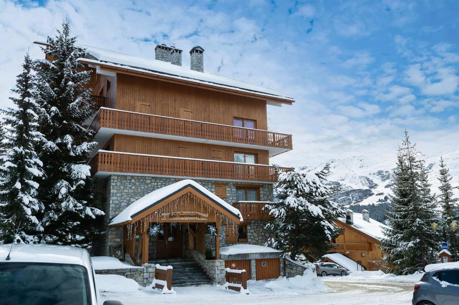 Rent in ski resort Résidence Myosotis - Méribel - Winter outside