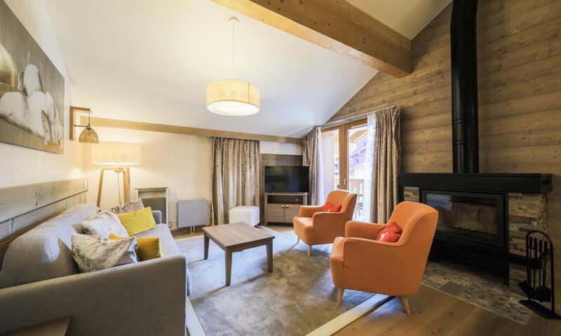 Аренда на лыжном курорте Апартаменты 4 комнат 8 чел. (Prestige 90m²-4) - Résidence Premium l'Hévana - Maeva Home - Méribel - зимой под открытым небом