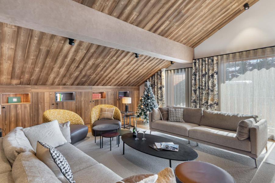 Rent in ski resort 5 room duplex apartment 8 people (29) - Résidence Toubkal - Méribel - Living room