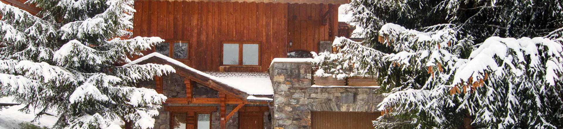 Rent in ski resort Chalet Etienne - Méribel - Winter outside
