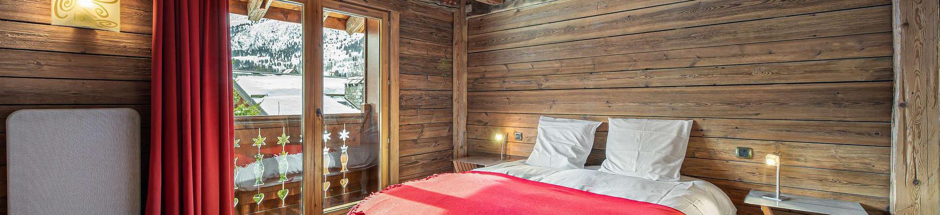 Location au ski Chalet triplex 6 pièces 10 personnes - Chalet la Grange à Gégé - Méribel - Chambre