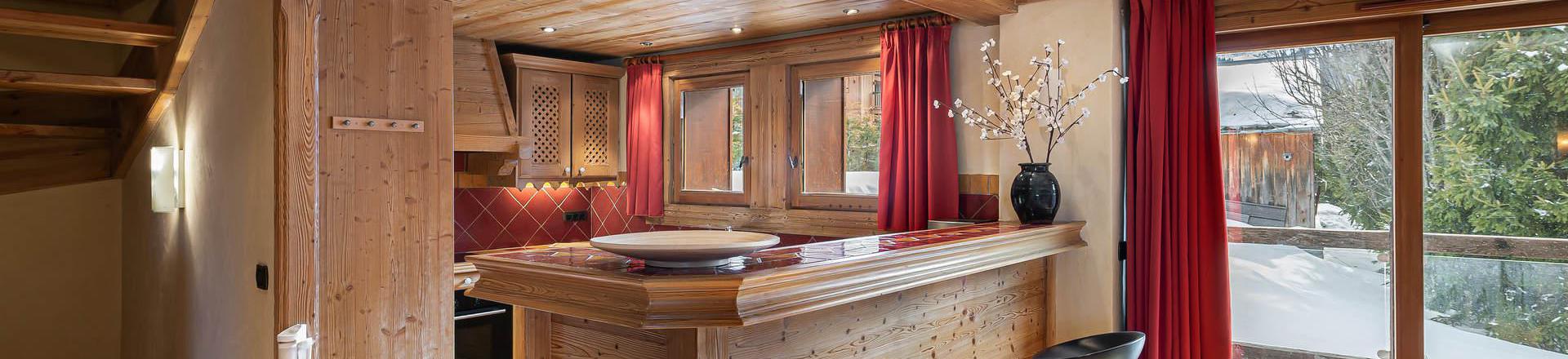 Location au ski Chalet triplex 6 pièces 10 personnes - Chalet la Grange à Gégé - Méribel - Séjour