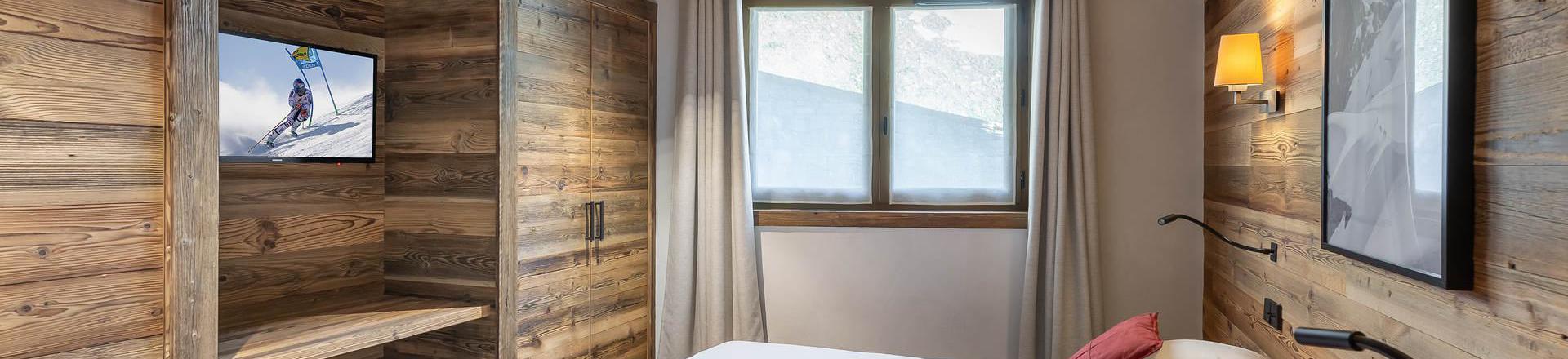 Rent in ski resort 5 room apartment 10 people (5) - Chalet les Flocons - Méribel - Apartment