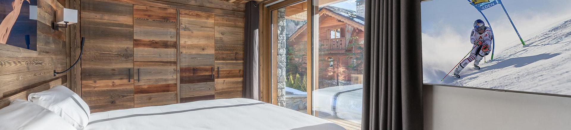 Rent in ski resort 6 room duplex chalet 12 people (1) - Chalet les Flocons - Méribel - Apartment