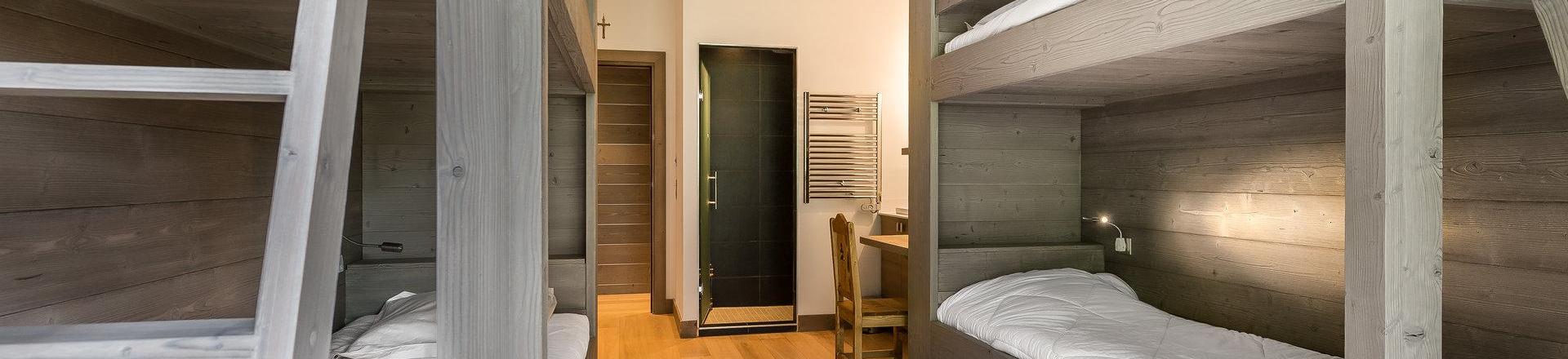 Rent in ski resort 4 room apartment 8 people (11) - Résidence Aspen Lodge & Park - Méribel - Bedroom