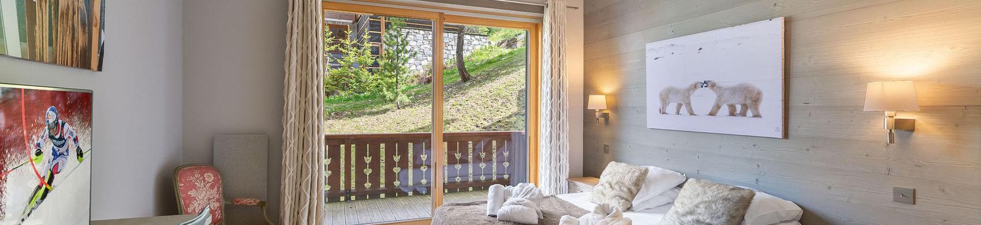 Rent in ski resort 4 room apartment 8 people (11) - Résidence Aspen Lodge & Park - Méribel - Bedroom