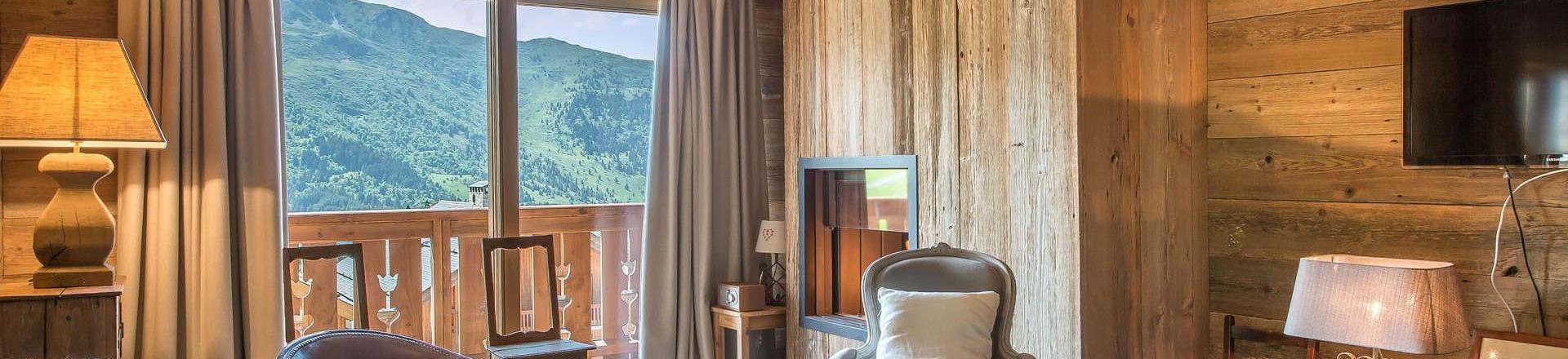 Аренда на лыжном курорте Апартаменты 5 комнат кабин 8 чел. (33) - Résidence Aspen Lodge & Park - Méribel - Салон