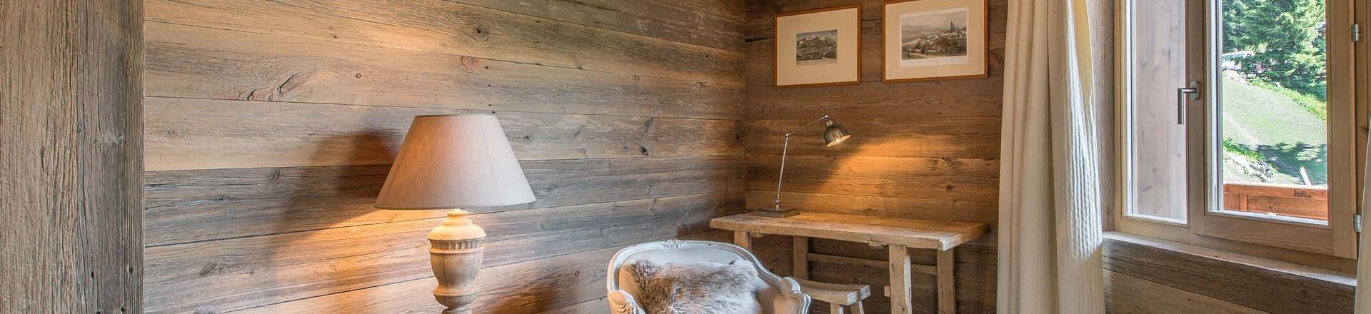 Skiverleih 5-Zimmer-Holzhütte für 8 Personen (33) - Résidence Aspen Lodge & Park - Méribel - Schlafzimmer