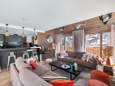 Rent in ski resort 6 room duplex apartment 12 people - Bolero - Méribel - Living room