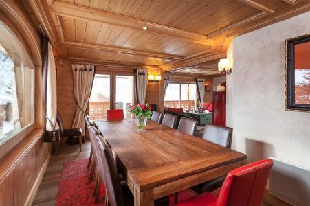 Rent in ski resort Chalet Altair - Méribel - Dining area