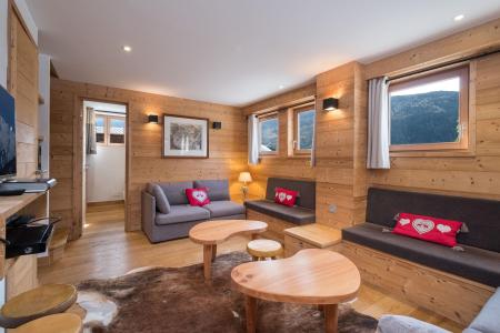 Rent in ski resort 5 room chalet 8 people - Chalet Arbe - Méribel - Living room